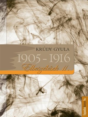 cover image of Elbeszélések 1905-1916